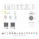 Lustre cu ventilator - Lustra LED cu Ventilator si telecomanda Mini TIBET lemn/alb