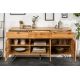 Comode - Comoda design industrial Living Edge 160cm, stejar salbatic