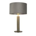 Veioza/Lampa de masa design decorativ London argintiu/gri