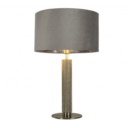 Veioze - Veioza/Lampa de masa design decorativ London argintiu/gri