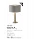 Veioze - Veioza/Lampa de masa design decorativ London argintiu/gri