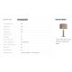 Veioze - Veioza/Lampa de masa design decorativ London argintiu/gri