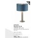 Veioze - Veioza/Lampa de masa design decorativ London argintiu/teal