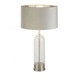 Veioze - Veioza/Lampa de masa design decorativ Oxford nickel/gri