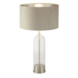 Veioze - Veioza/Lampa de masa design decorativ Oxford nickel/taupe