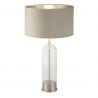 Veioza/Lampa de masa design decorativ Oxford nickel/taupe