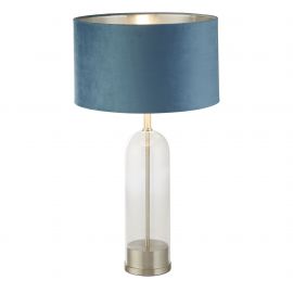 Veioze - Veioza/Lampa de masa design decorativ Oxford nickel/teal