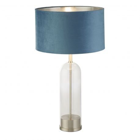 Veioze - Veioza/Lampa de masa design decorativ Oxford nickel/teal
