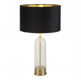 Veioza/Lampa de masa design decorativ Oxford alama, negru