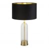 Veioza/Lampa de masa design decorativ Oxford alama, negru