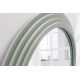Oglinzi - Oglinda de perete design modern Wave 160cm, verde salvie