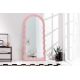 Oglinzi - Oglinda de perete design modern Wave 160cm, roz