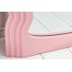 Oglinzi - Oglinda de perete design modern Wave 160cm, roz