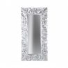 Oglinda de perete decorativa Venice argintiu antic, 180cm