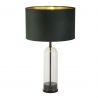 Veioza/Lampa de masa design decorativ Oxford negru, verde