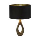 Veioza/Lampa de masa design decorativ Bucklow, negru