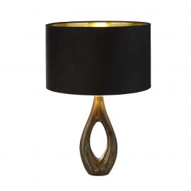 Veioza/Lampa de masa design decorativ Bucklow, negru