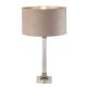 Veioze - Veioza/Lampa de masa design modern Scarborough, nickel, roz