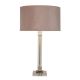 Veioze - Veioza/Lampa de masa design modern Scarborough, nickel, roz
