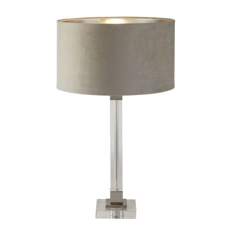 Veioze - Veioza/Lampa de masa design modern Scarborough, nickel, taupe