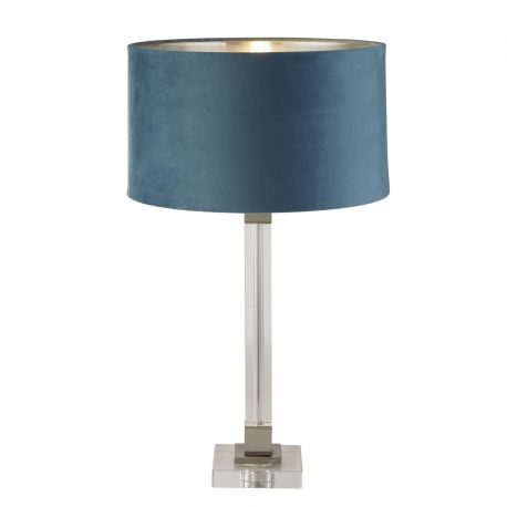 Veioze - Veioza/Lampa de masa design modern Scarborough, nickel, teal