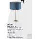 Veioze - Veioza/Lampa de masa design modern Scarborough, nickel, teal