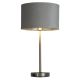 Veioza/Lampa de masa design modern Finn, nickel, gri
