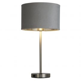 Veioze - Veioza/Lampa de masa design modern Finn, nickel, gri