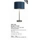 Veioze - Veioza/Lampa de masa design modern Finn, nickel, teal