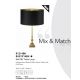 Veioze - Veioza/Lampa de masa design modern Whitby alama antique/negru