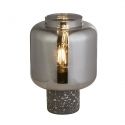 Veioza/Lampa de masa design decorativ Vessel fumuriu