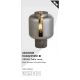 Veioze - Veioza/Lampa de masa design decorativ Vessel fumuriu