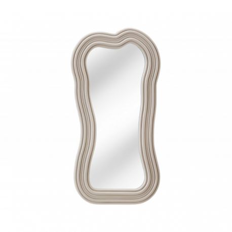Oglinzi - Oglinda de perete decorativa Alice II 100cm greige