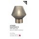 Veioze - Veioza/Lampa de masa design decorativ Aria fumuriu