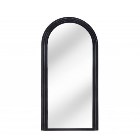 Oglinzi - Oglinda de perete decorativa Art Deco 160cm, negru