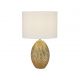 Veioza/Lampa de masa design decorativ Nadine auriu/crem