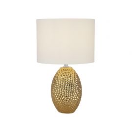 Veioze - Veioza/Lampa de masa design decorativ Nadine auriu/crem