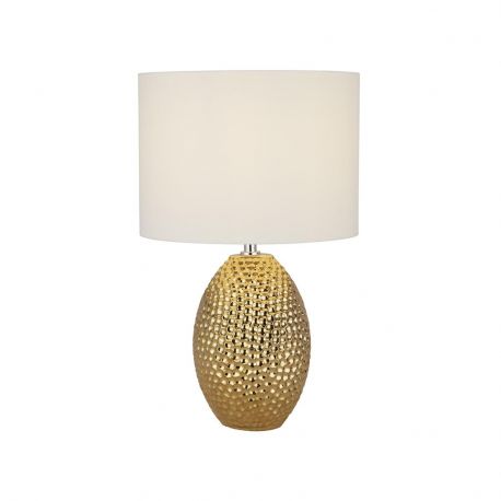 Veioze - Veioza/Lampa de masa design decorativ Nadine auriu/crem