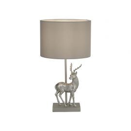 Veioze - Veioza/Lampa de masa Cerb design decorativ Deer argintiu/gri