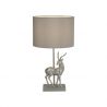 Veioza/Lampa de masa Cerb design decorativ Deer argintiu/gri