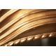 Oglinzi - Oglinda de perete decorativa Circle 100cm, auriu