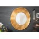 Oglinzi - Oglinda de perete decorativa Circle 100cm, auriu