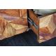 Comode - Comoda TV design industrial Stone Finish 160cm Sheesham