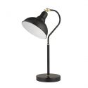 Veioza/Lampa de masa metal stil industrial Xenon negru