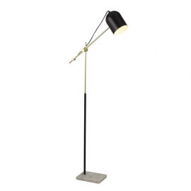 Lampadare - Lampadar/Lampa de podea design decorativ Odyssey negru/auriu