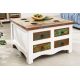 Masute Living - Masuta design vintage, Shabby Chic Jakarta 70cm, white wash