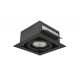 Spoturi tavan fals - Spot incastrat tavan/plafon NOVA 1 negru