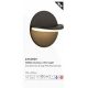 Aplice - Aplica LED de perete exterior moderna IP65 Moda