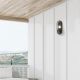 Aplice - Mini Aplica de perete exterior moderna IP44 Capsule