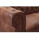 Coltare - Coltar cu sezlong stanga Chesterfield, maro antic